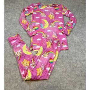 Birdie Bean Care Bears Pink Stars Bamboo Pajama Set 5T